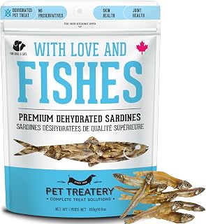 Granville Island Dehydrated Sardines Dog & Cat Treats (400g, Pack of 1)