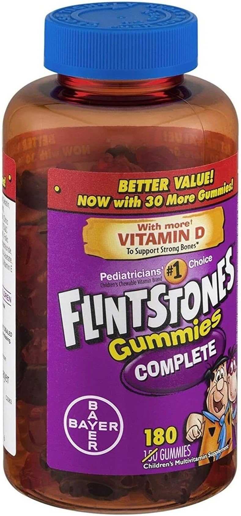 Flintstone Gummies 180ct Size 180 C Flintstones Gummies Complete Children'S