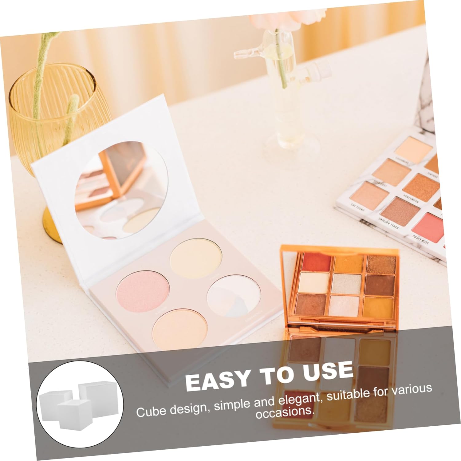 3pcs Acrylic Display Cube Multi-purpose Risers for Cake Dessert Collectibles Showcase Versatile Acrylic Display Case for Jewelry Crafts Party Favors