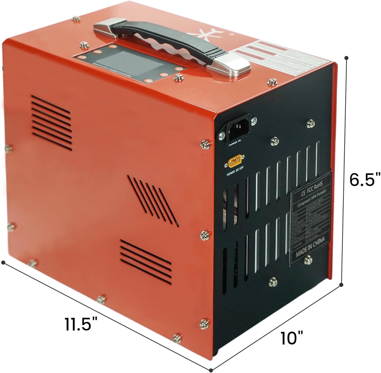 Dimensions of TUXING TXES064 PCP Air Compressor