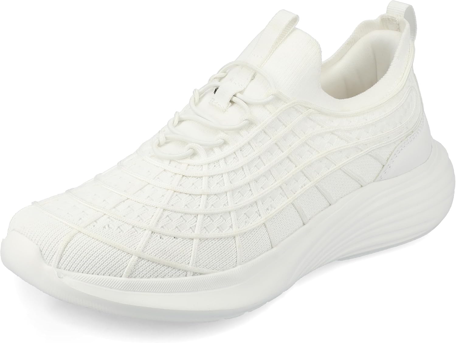 Journee Womens cushioned footbeds Dasha Casual Sneaker Slip on round toe soft fabric uppers