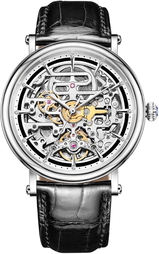ultra thin skeleton watch