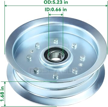 756-05034A GY20629 Idler Pulley for John Deere 42 48 D140 Deck