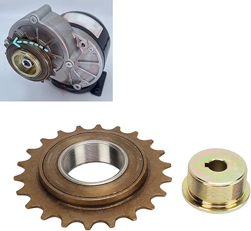 Miniatura 2 de Freewheel Kit adaptador de accionamiento izquierdo, profesional de larga vida útil, construcción resistente, hierro, rueda libre de alta resistencia