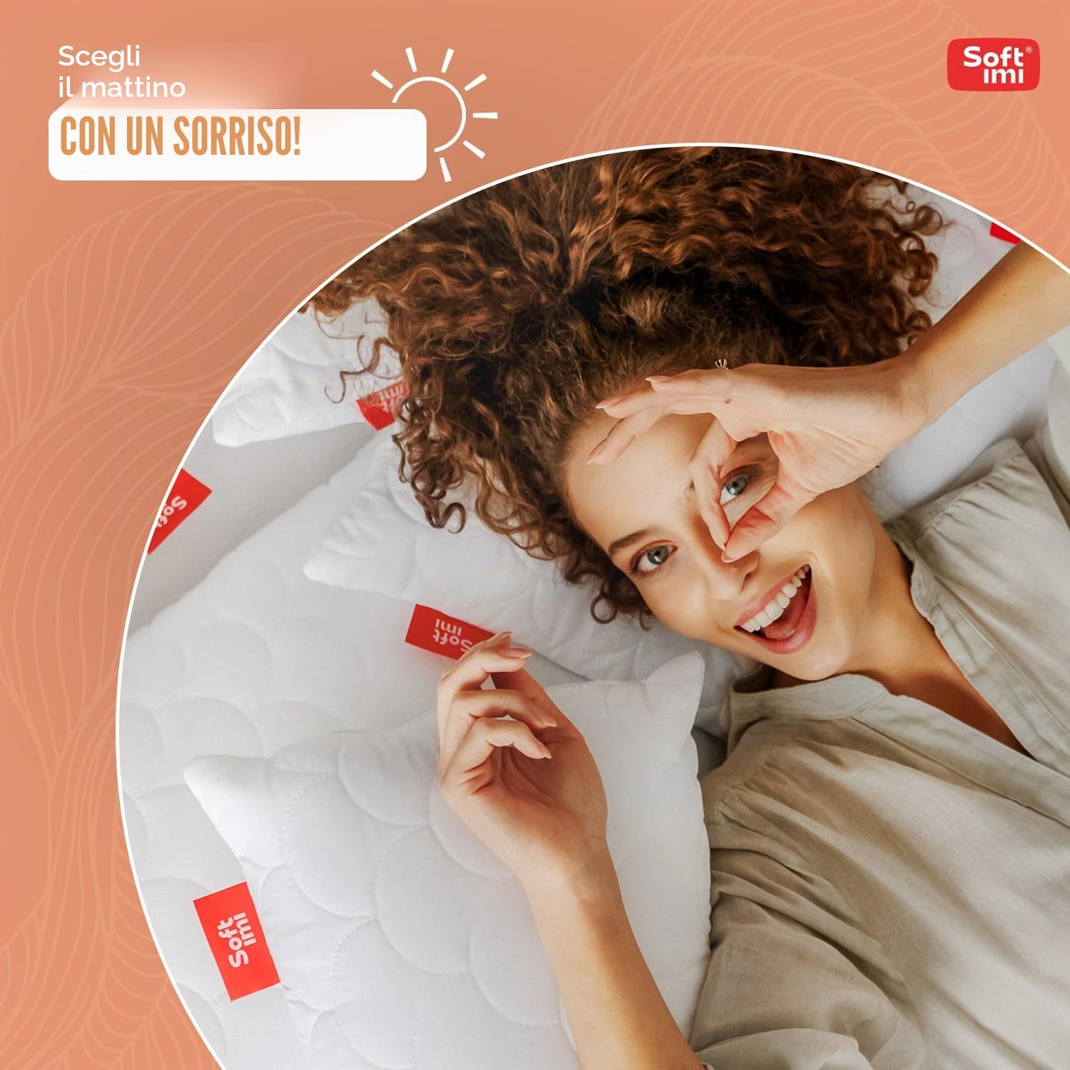 Premium Cuscino Trapuntato - Antiallergico - Anticarie - Inodore Immediatamente utilizzabile - Con Regolazione Della Durezza (Set di 2 Cuscini 50x90 cm)