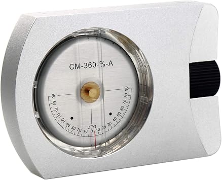 Professional Mini Altimeter Aluminum Sighting Clinometer Slope/Height Measurement Tilt Level Meter Angle Finder Clinometer Gauge Measurement Tool