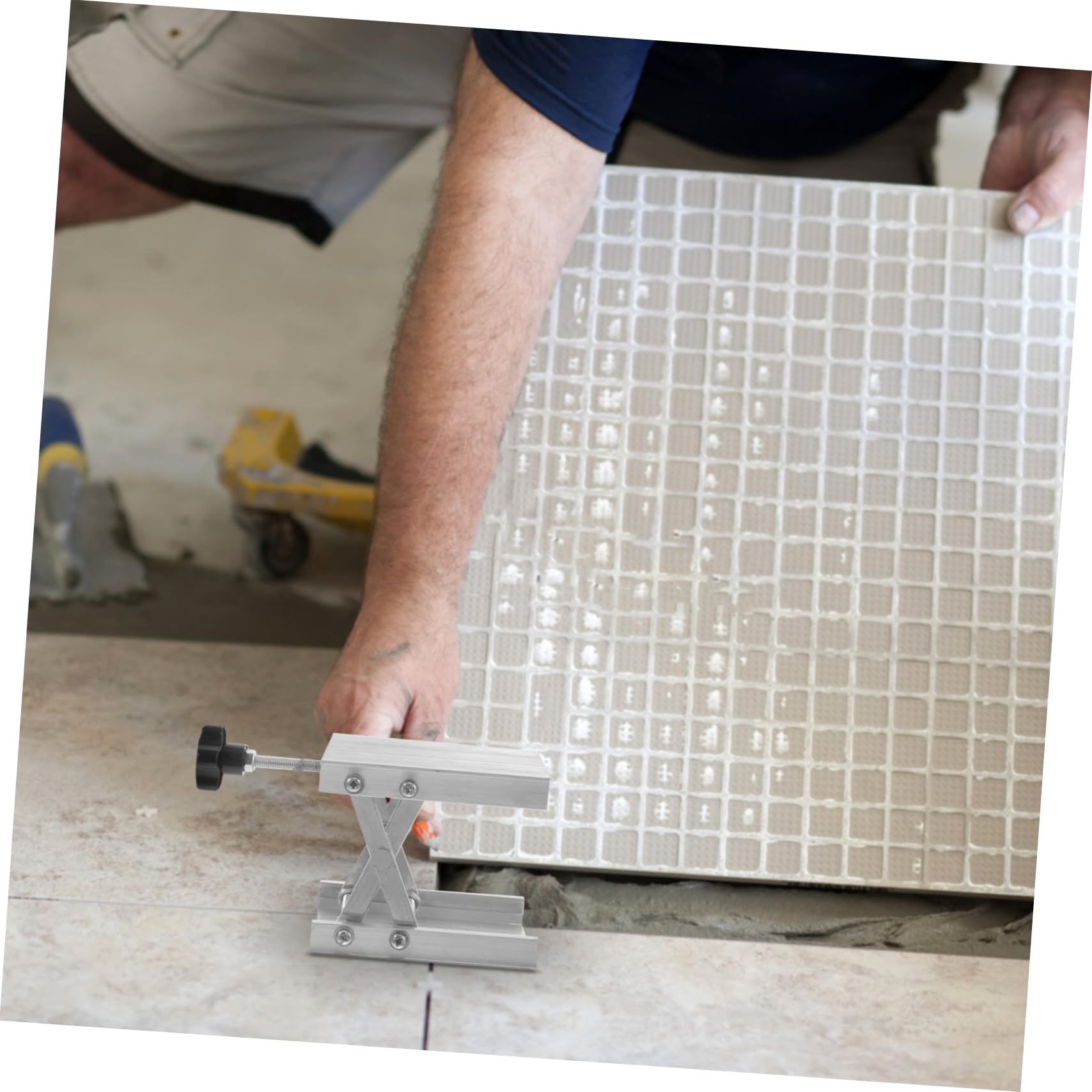 SOLUSTRE Level Lift Table Lift Tables Lift Top Table Adjustable Height Leveleve Level Machine Lifters Leveling Machine Lift Rack Lifting Table Stand Scissor Lift Labs Jack Aluminum Alloy