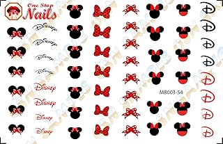Minnie Bow Waterslide Nail Decals by One Stop Nails V3Aa.
