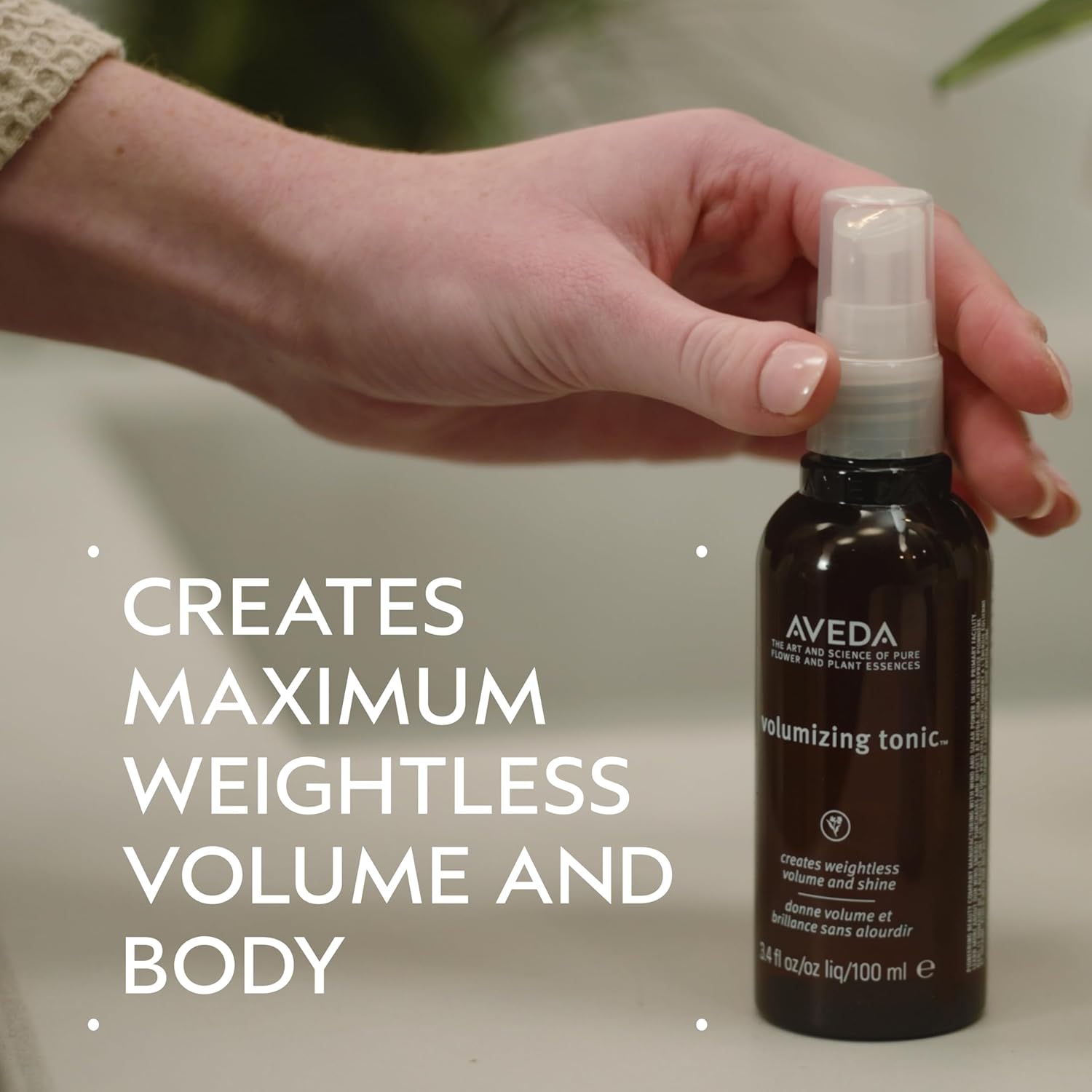 Aveda Volumizing Hair Tonic | Volume Spray for Thin and Fine Hair Types | Build Body + Shine - Image 2