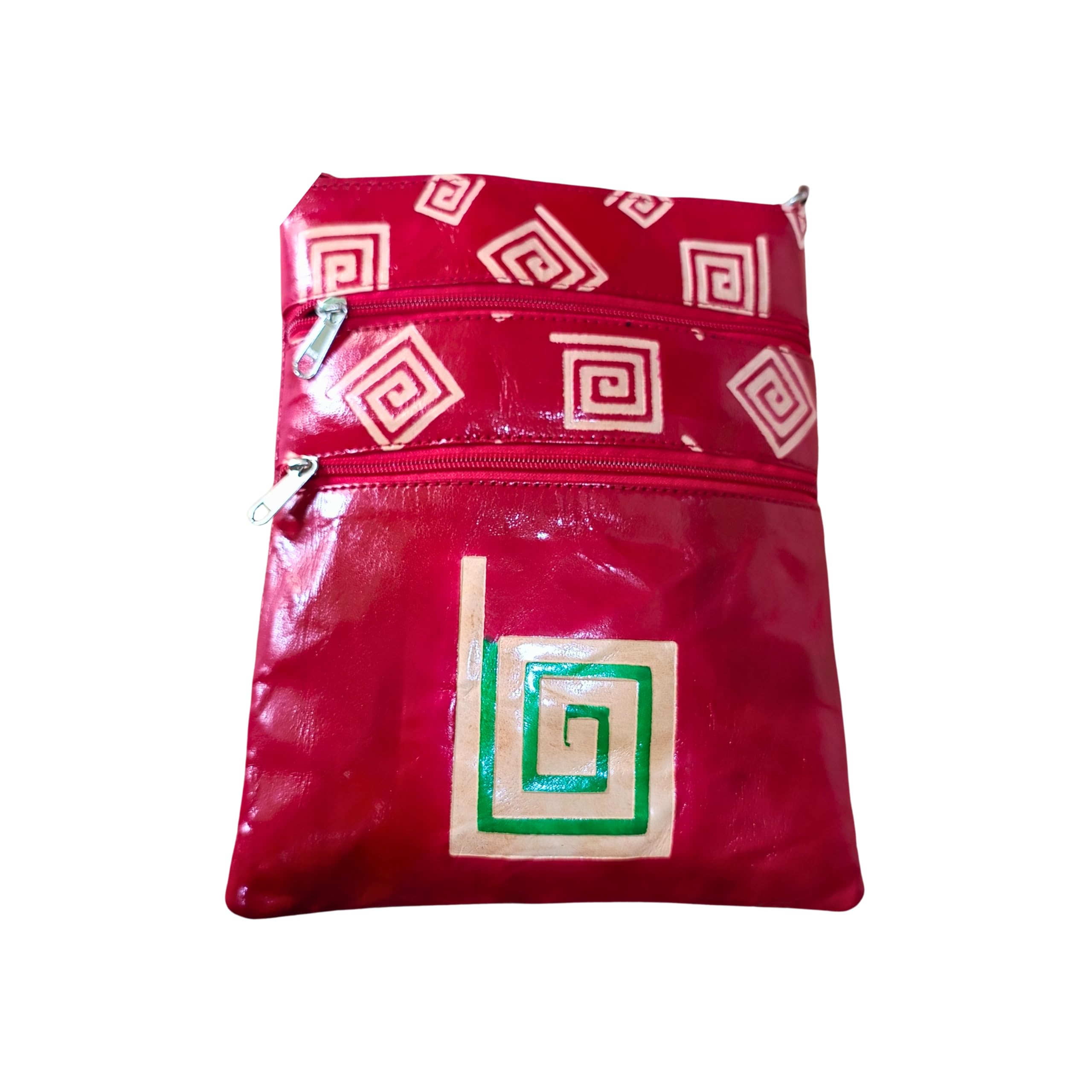Chitrahar Shantiniketan Leather Cross-body Sling Bag for Girls and Women (Red) (B0D5YP1BPT) Amazon Price History, Amazon Price Tracker