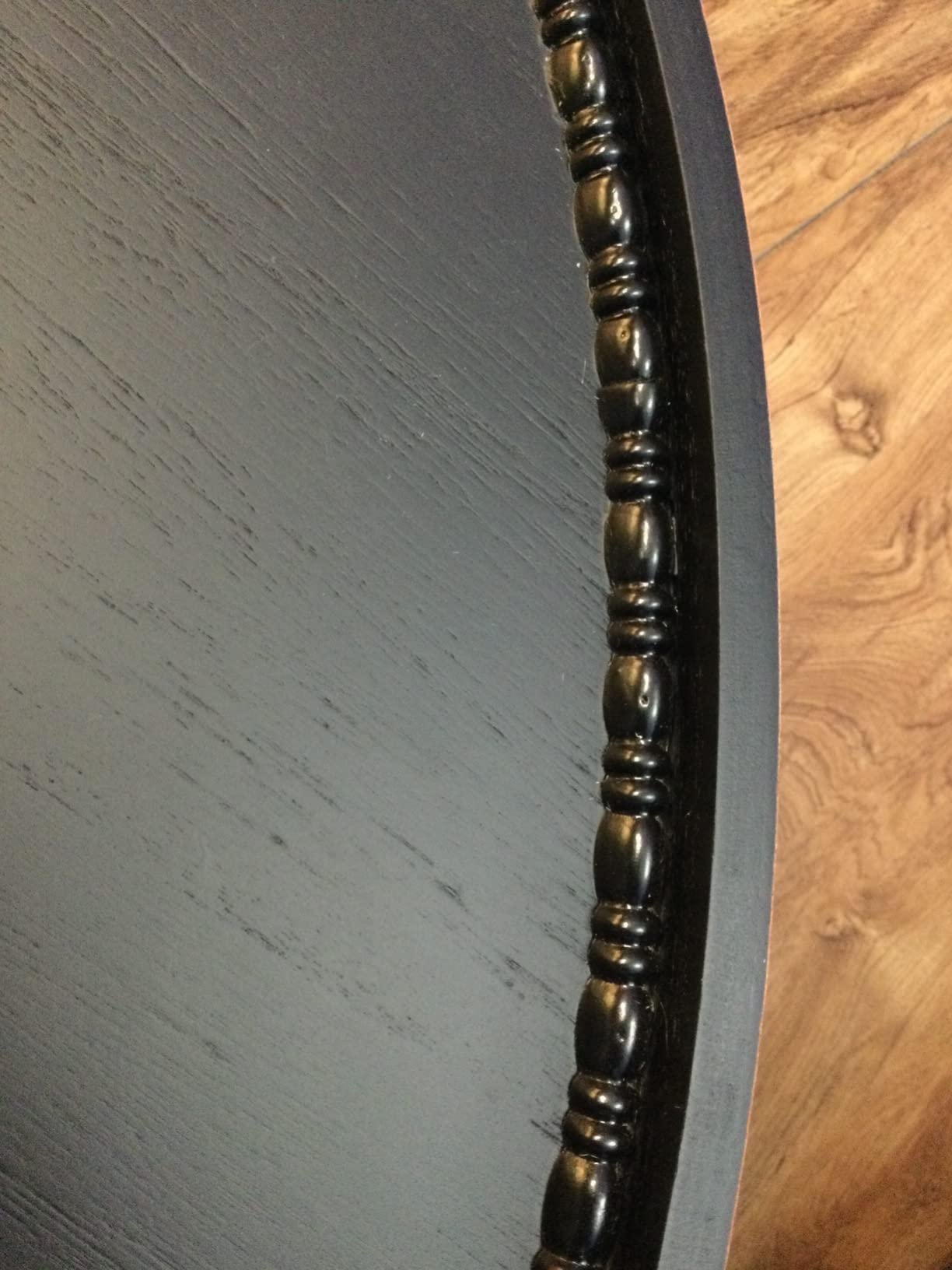 $28/mo - Finance Wnutrees Farmhouse Round Coffee Table,Wood Tray Top ...