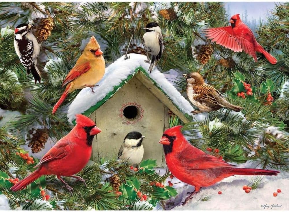 Cobble Hill 1000 Piece Puzzle - Festive Feast - Sample Poster Included