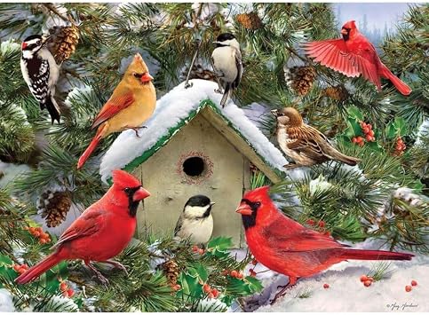 Cobble Hill 1000 Piece Puzzle - Festive Feast - Sample Poster Included