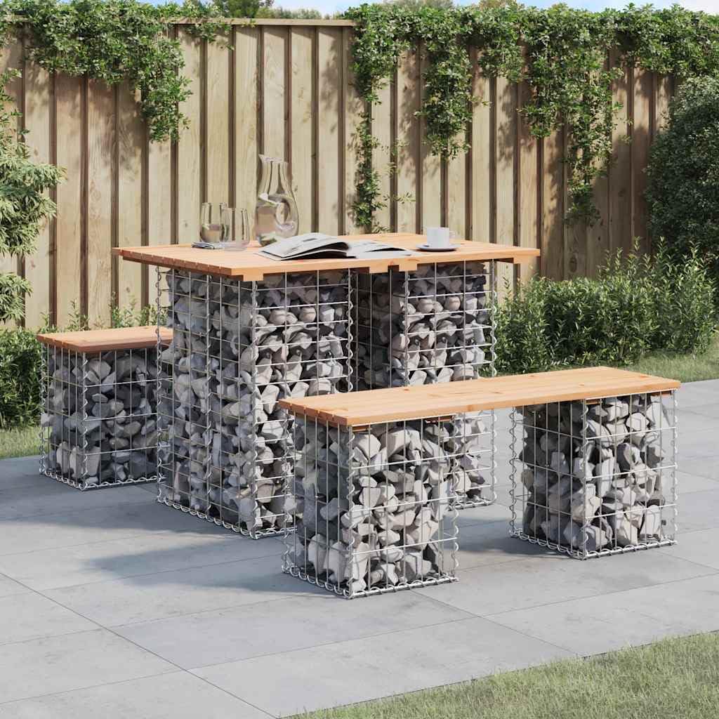 Tavolo da giardino in legno di pino massiccio, 100 x 70 x 72 cm, tavolo da terrazza, tavolo da balcone, tavolo da pranzo, tavolino da giardino, terrazza, balcone, veranda, esterno, per
