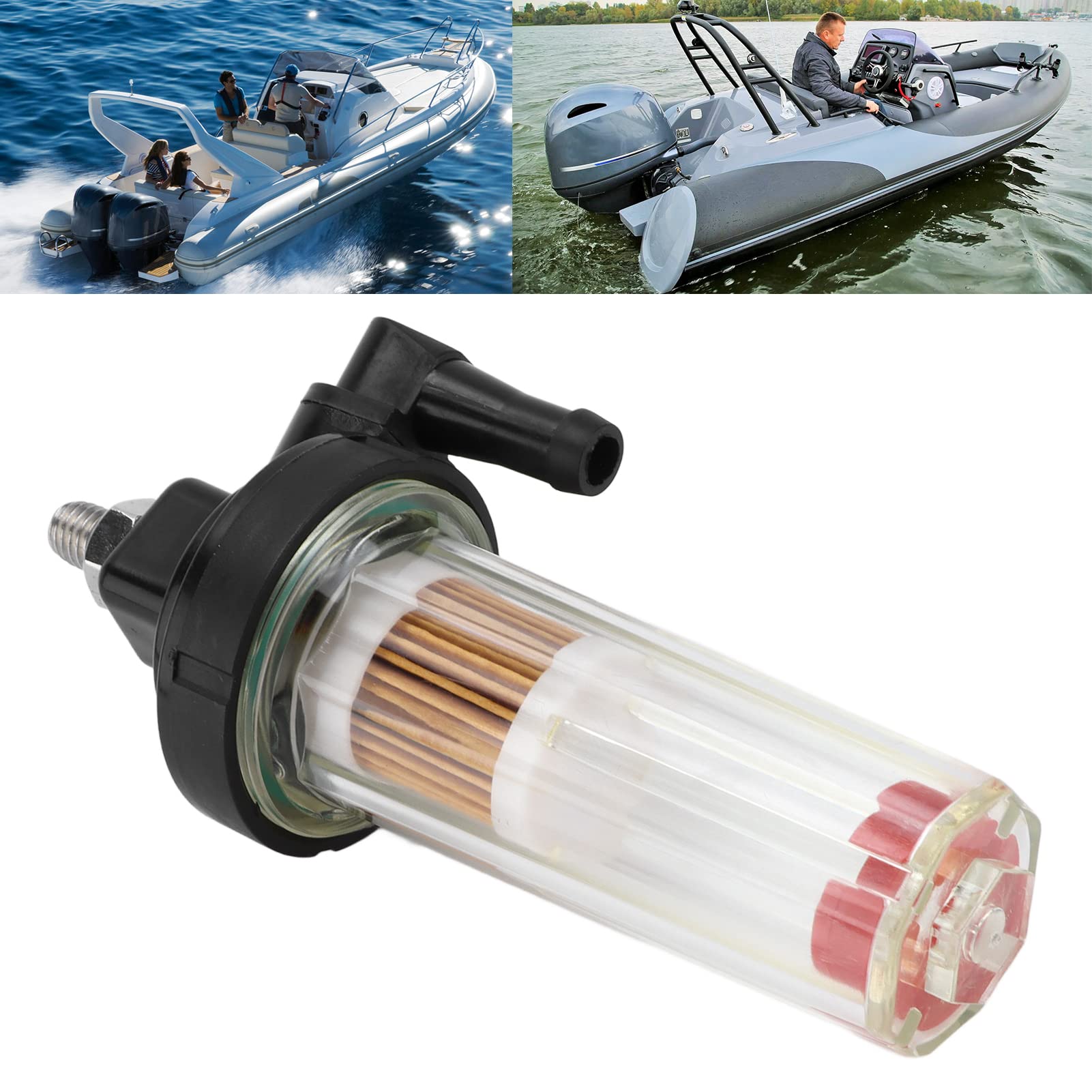 Filtro del Carburante, Filtro Carburante Fuoribordo 68V‑24560‑00 Sostituzione Per 2 4 Tempi 50cv 60cv 70cv 75cv 80cv 90cv 95cv 100cv 115cv