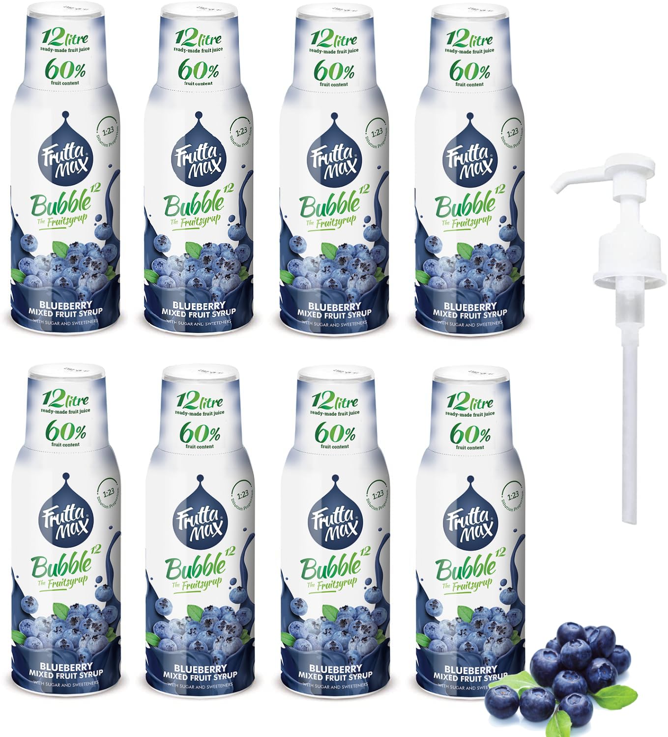 FruttaMax Energy Drink Syrup – Fizzy Caffeinated Syrup with Low Sugar | Soda Maker Compatible, Great for Active Lifestyle 500ml - ThunderMax — view 37