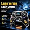 Morostron Controlador inalámbrico para PC y juegos de Steam, compatible con Switch/Switch 2/iOS/Android, pantalla interactiva, sticks Hall, RGB, 1200mAh, negro 30 de marzo de 2026 | por Morostron 3