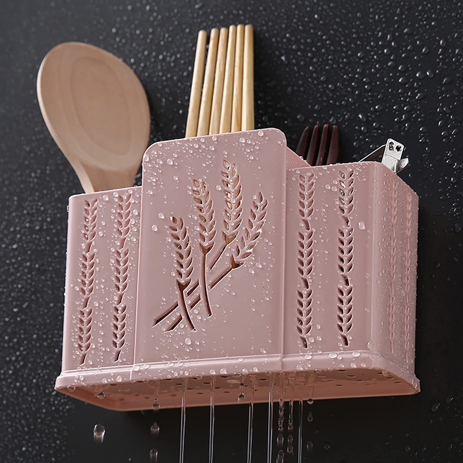 Porte-ustensiles Mural, égouttoir, Support ménager, boîte à Vaisselle, Porte-Stylo
