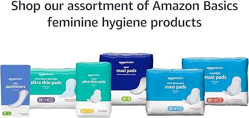 Miniatura 8 de Tienda Basics Pantiliner diario, largo largo, almohadillas para mujer, sin perfume, 120 unidades (3 paquetes de 40) (anteriormente Solimo)