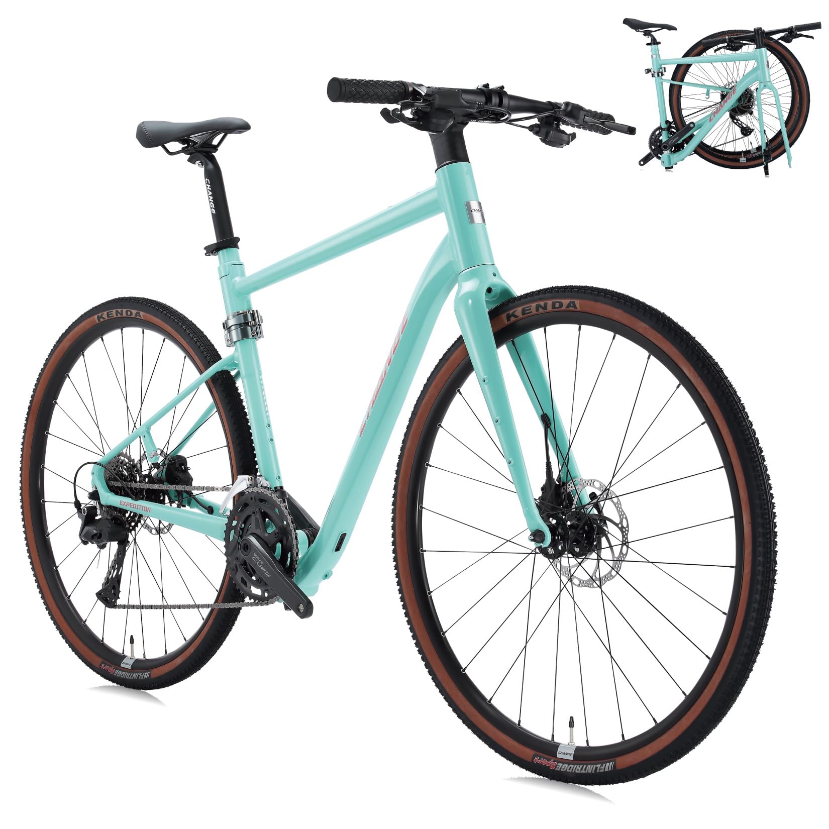 Amazon | 折りたたみ自転車 - CHANGE グラベルバイク 大人用 軽量