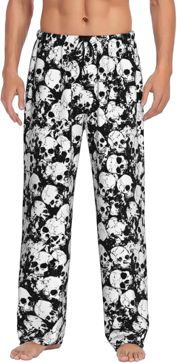 Mens Pajama Pants Sleep Lounge Bottoms Soft Comfy Pj Pant Sleepwear with Pockets - Image 4