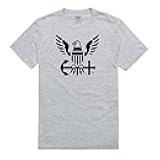 Relaxed Graphic T, US Navy 5, H.Grey