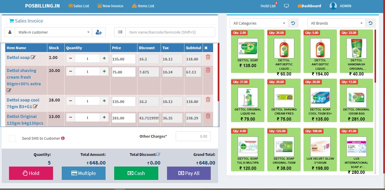 Yu Software Smart Easy Retail Pos For Retail Stores, Kirana Stores, Restaurant,Ice Parlor, And More