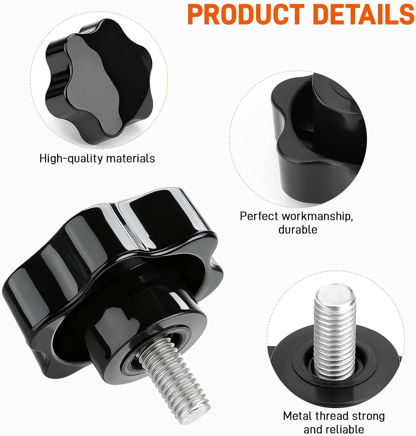 Replacement Arm Adjustment Knobs for Mobility Scooter