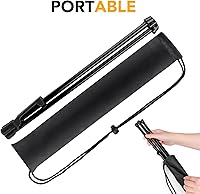 Vista 6 de AROIC Caballete de exhibición instantánea de mesa de 14 pulgadas, paquete de 3 caballetes de trípode de mesa plegable portátil y ajustable de acero