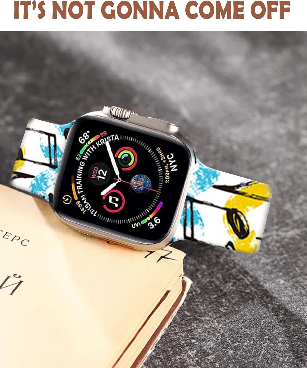 Sport Watch Bands Compatible with Apple Watch Band 38mm 40mm 41mm for Women Men, Adjustable Soft Silicone Replacement Smartwatch Wristband for iWatch Series 7 6 5 4 3 2 1 SE c