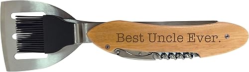 Miniatura 2 de ThisWear Regalo de cumpleaños para tío, mejor tío de la historia, parrilla multiherramienta, espátula para barbacoa