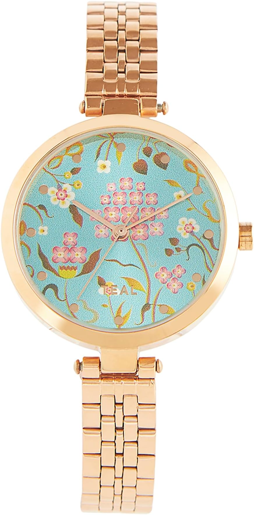 TEAL BY CHUMBAK Round Dial Analog Hand Watch for Women | Ladies Ghadi | Gifts for Women/Girls/Ladies | Stylish Fashion Watch for Casual/Work