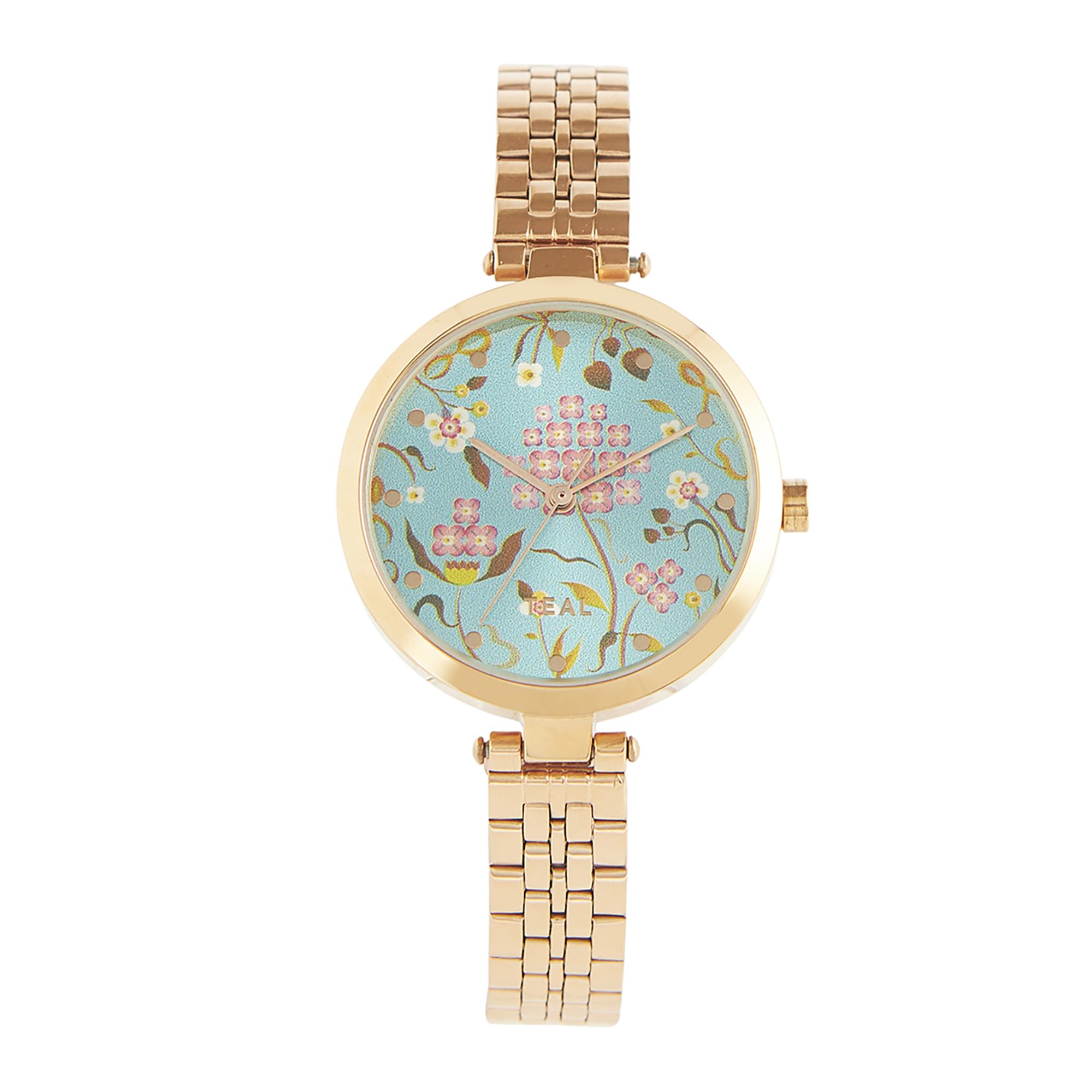 TEAL BY CHUMBAK Round Dial Analog Hand Watch for Women | Ladies Ghadi | Gifts for Women/Girls/Ladies | Stylish Fashion Watch for Casual/Work