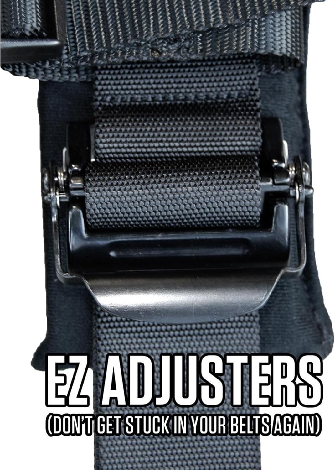 PRP Seats 5 Point Cam-Lock Harness - Quick Release Cam-Lock Harness with EZ Adjusters, Removable Pads, Bolt-In Tabs - for UTV, RZR, CanAm (Black)