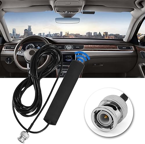 Miniatura 8 de Bewinner Antena de radio móvil de 9.8 ft  9.8 pies 30 MHz -1200 MHz de banda ancha, antena de radio móvil de montaje de vidrio con conector BNC