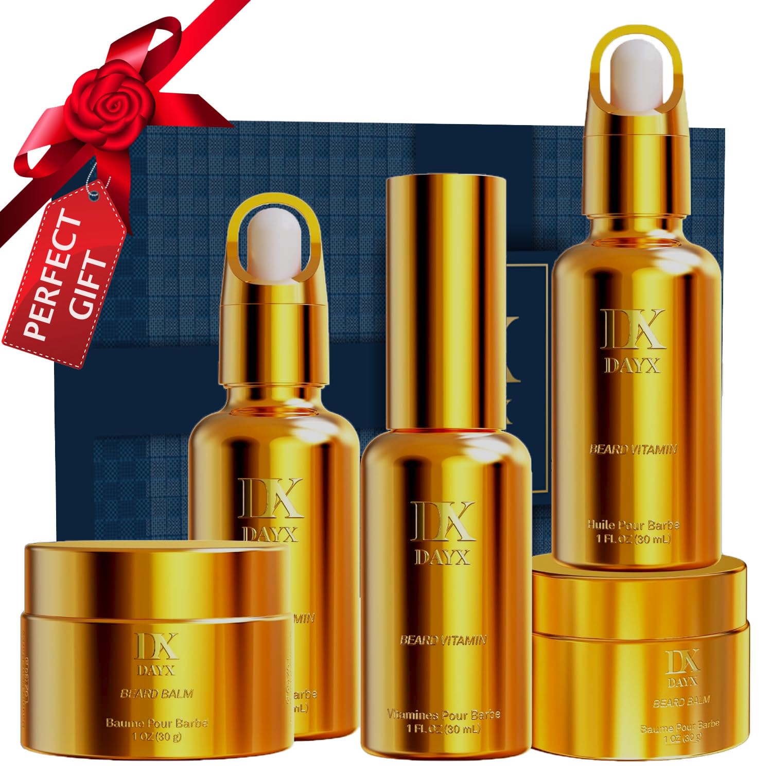 Beard Kit for Black Men: Beard Care Kit w/Balm, Oil & Vitamin Spray, All-Natural Ingredients for Men Grooming and Care, Ideal Fathers Day Birthday & Valentines Day Gifts for Him Beard Kit for Black Men: Beard Care Kit w/Balm, Oil & Vitamin Spray, All-Natural Ingredients for Men Grooming and Care, Ideal Fathers Day Birthday & Valentines Day Gifts for Him