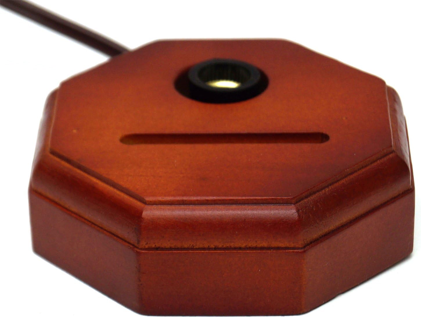 Cherry Fan Octagon Lamp Base 4 inch Dia
