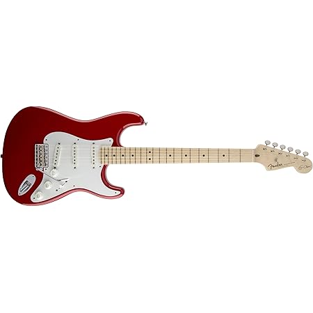 Amazon.com: Fender Eric Clapton Stratocaster, diapasón de arce, rojo Torino  : Instrumentos Musicales