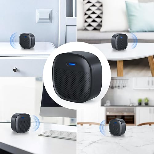 Miniatura 5 de XTU Timbre inalámbrico para J7J9J9 PlusJ10, rango de recepción 328 pies (656.2 ft), 0-110 dB máx