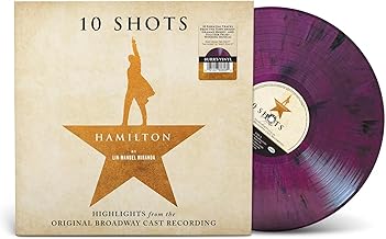Hamilton: 10 Shots - Highlights From The Original Broadway Cast Recording - Burr's Record Album - Purple Indie Exclusive - Includes Poster