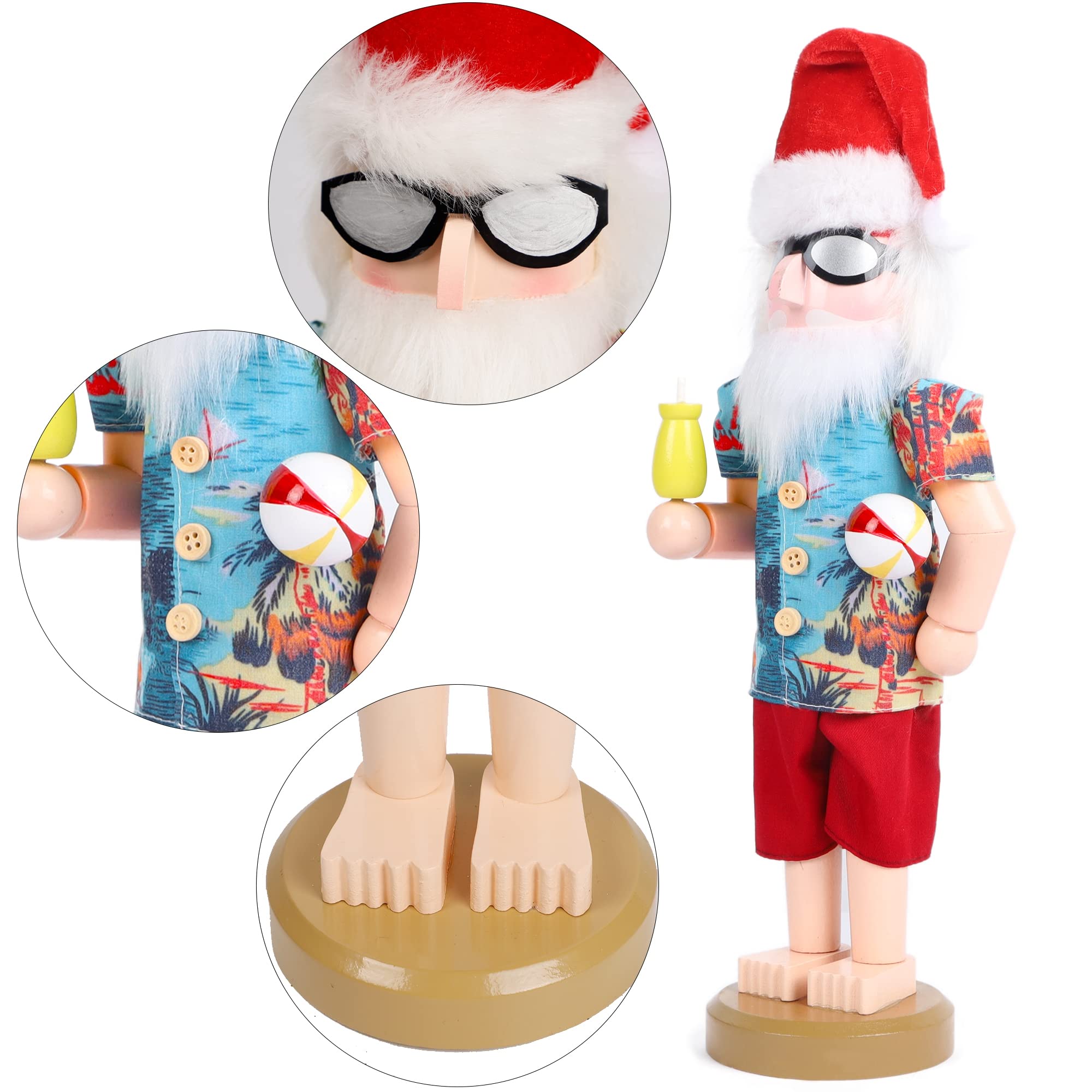 Figurine Casse-Noisette En Bois Décorative - Environ 25 Cm - Décoration De Table Pour Noël, Idée Cadeau Festif - 11