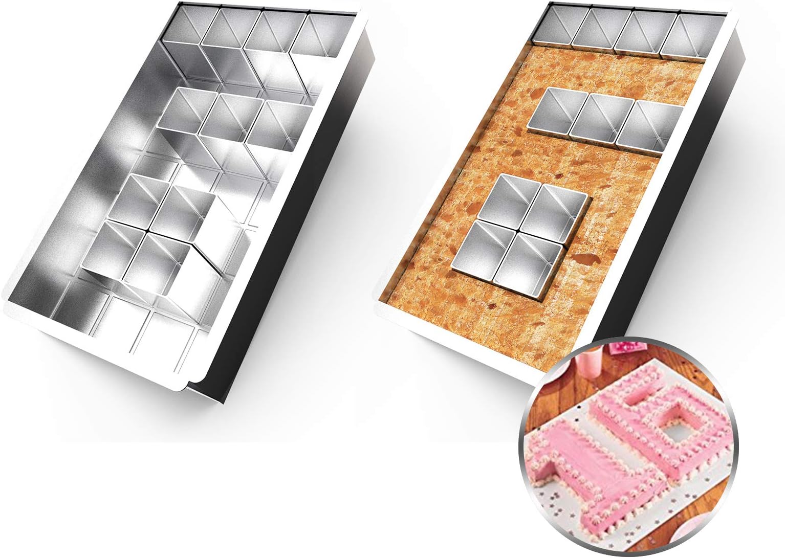 Gitarren Kuchenform Aluminium - Backform Für Musik-Liebhaber