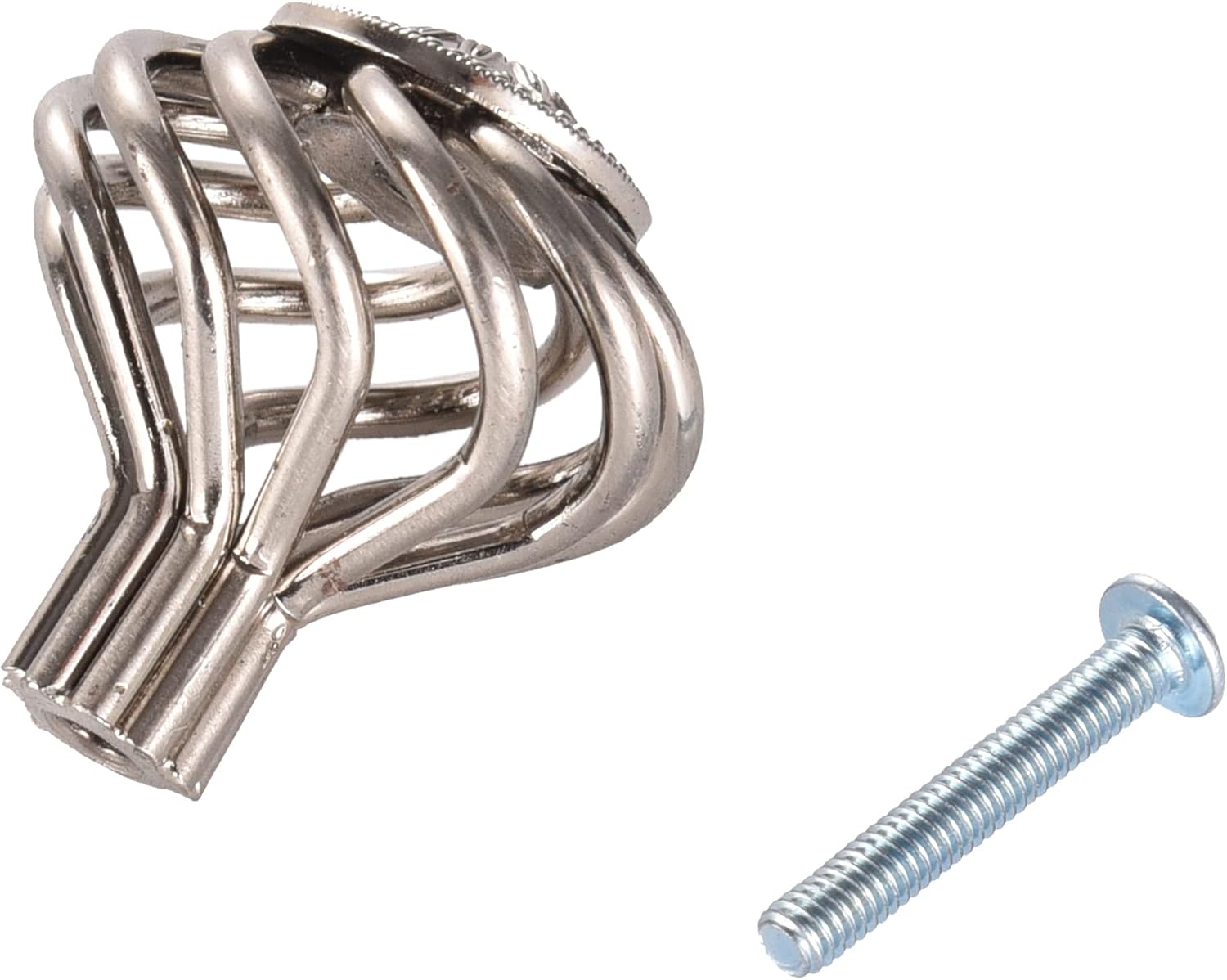 895SN-25 Satin Nickel Bird Cage Flower Cabinet Knob 1-3/8" 35mm (Pack of 25)