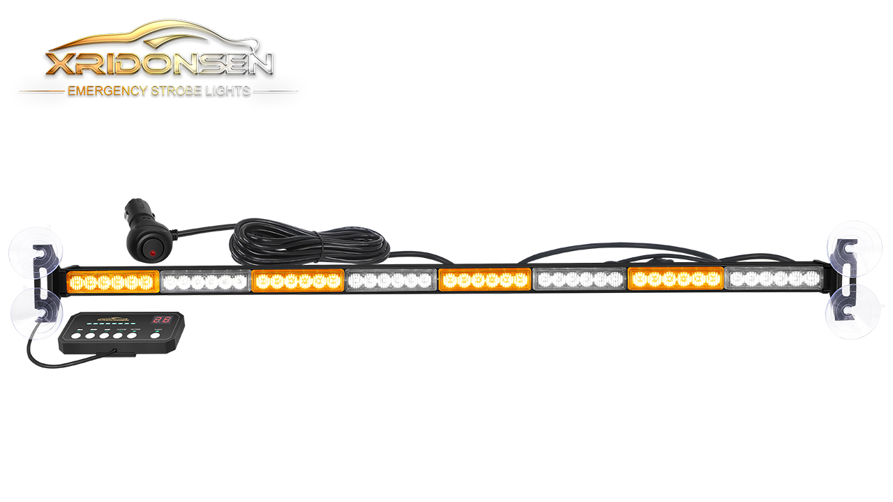 Amazon.com: XRIDONSEN 35 inch Traffic Advisor Light Bar 48 LED