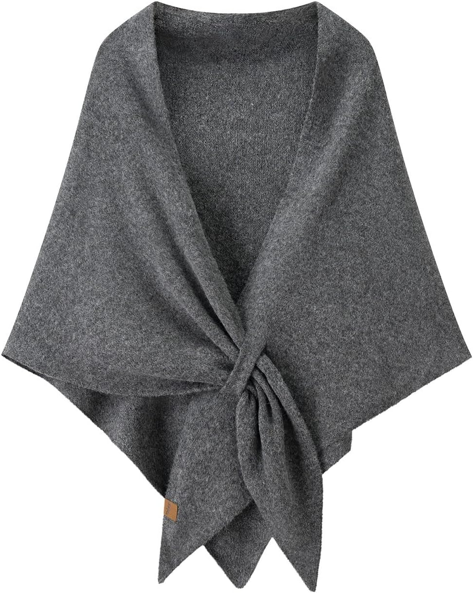 Women Pashmina Shawl Wraps Knitted Shawls and Wraps Cardigan Cape Wool Cashmere Shoulder Top Sweater Shawl Scarf