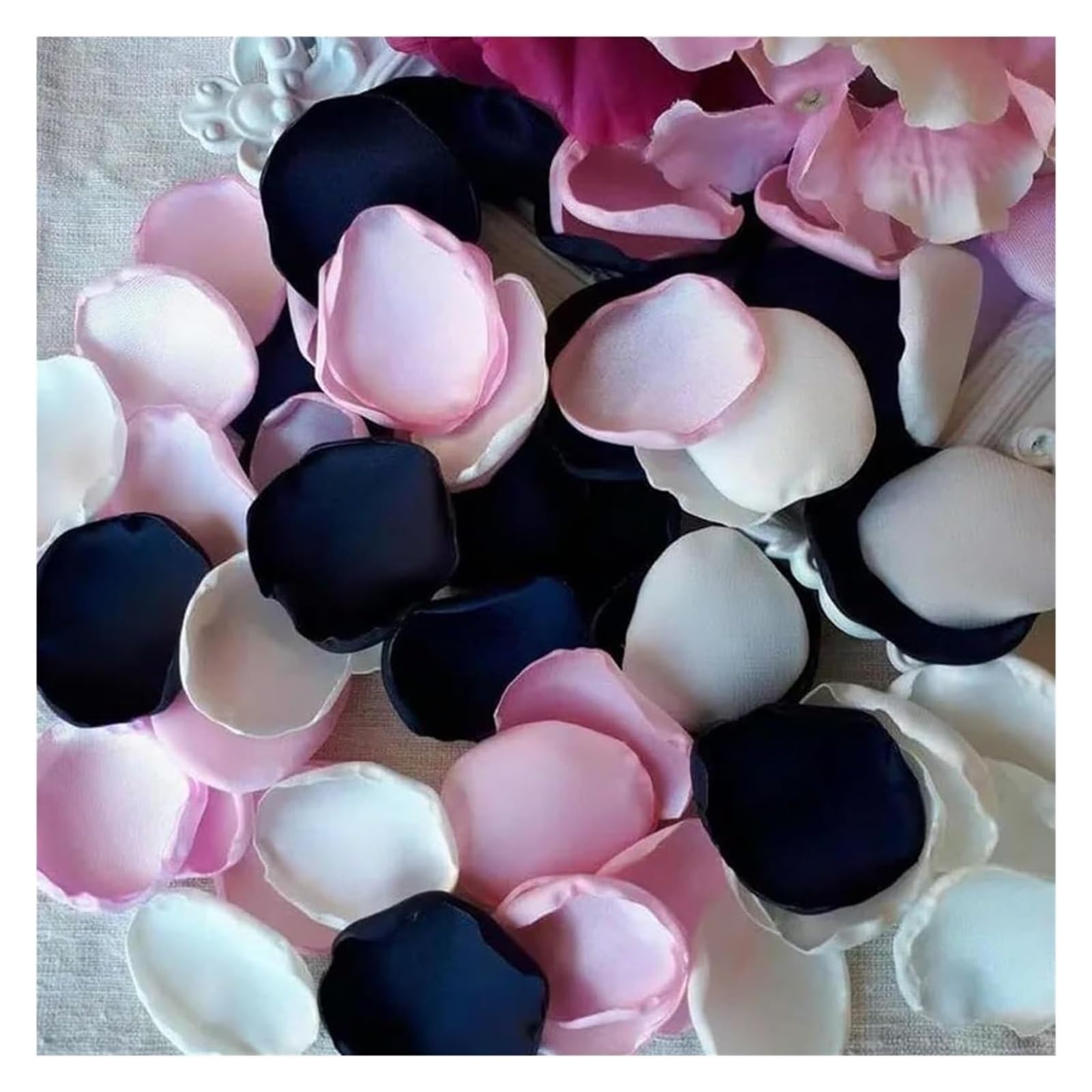 BPABDEITR Artificial Rose Petals 200 Pcs Multicolor Silk Satin(Mixed Color 08)