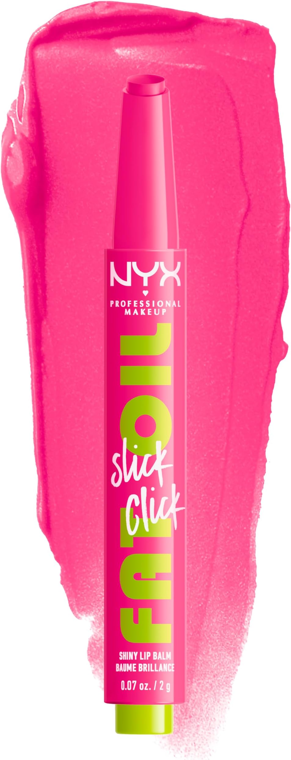 Lip Balm, A Hint of Colour, Infused with Oils for Long Lasting Hydration, Lightweight & Vegan Formula, Fat Oil Slick Click, Thriving