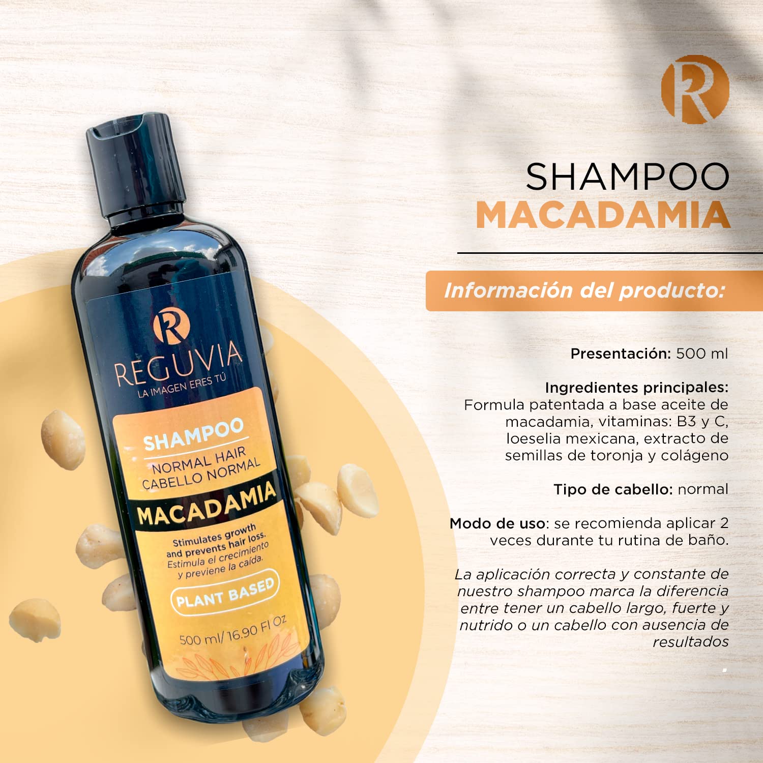 Hair loss treatment for women and Men Complete Kit 3 month Treatment for Hair Loss and Hair Regrowth, Topical Treatment for Thin Hair Shampoo Macadamia + Strong Roots Topic Serum