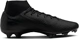 Nike Zm Superfly 10 Acad Fg/Mg Men's Football Shoe, Black/Black/Deep Jungle, 9 - 4