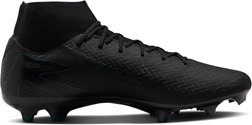 Nike Zm Superfly 10 Acad Fg/Mg Men's Football Shoe, Black/Black/Deep Jungle, 9 - 4